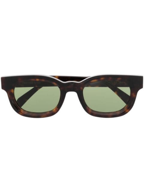 Retrosuperfuture logo-lettering square-frame sunglasses