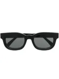 Retrosuperfuture logo-lettering square-frame sunglasses - Black