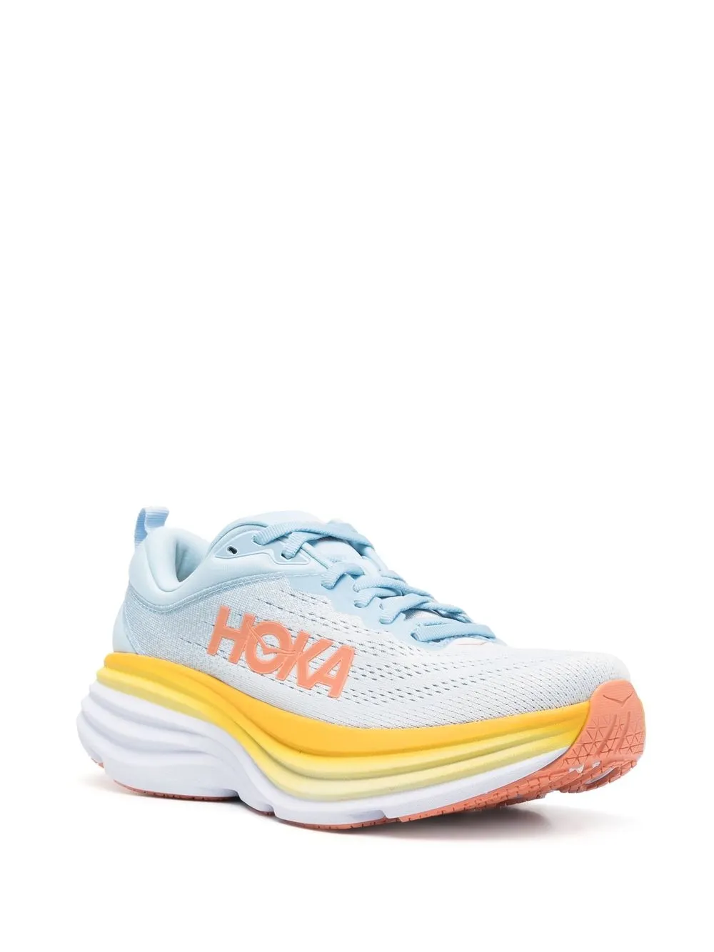 Hoka One One Sneakers met logopatch - Blauw