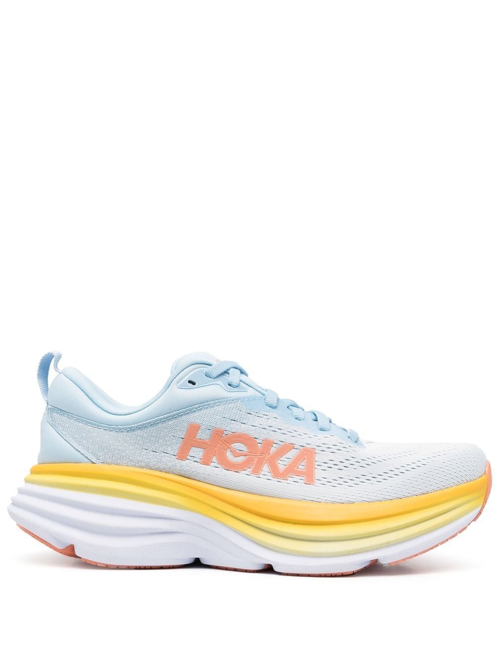 HOKA ONE ONE LOGO-PATCH LOW-TOP SNEAKERS