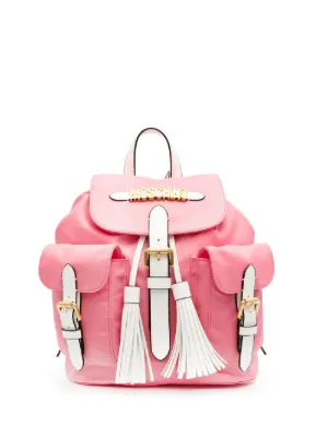 Moschino online pink backpack