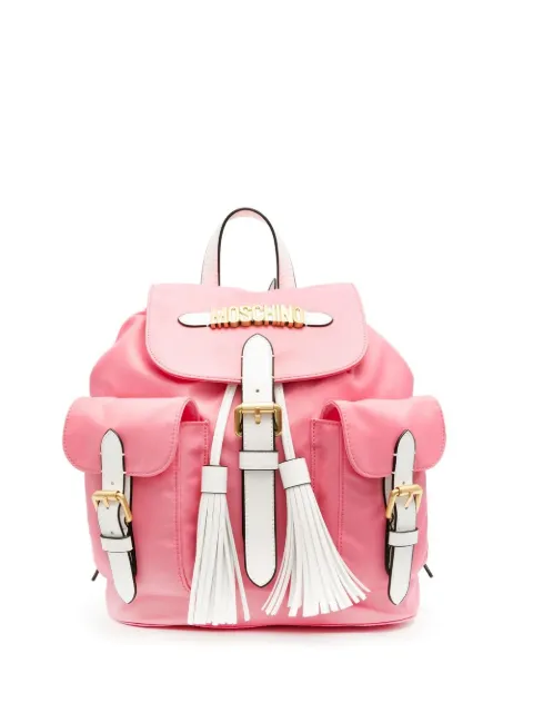 Moschino Rucksack mit Quasten