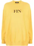 Undercover graphic-print cotton sweatshirt - Yellow