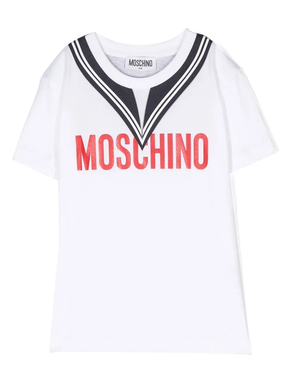 MOSCHINO LOGO-PRINT COTTON T-SHIRT