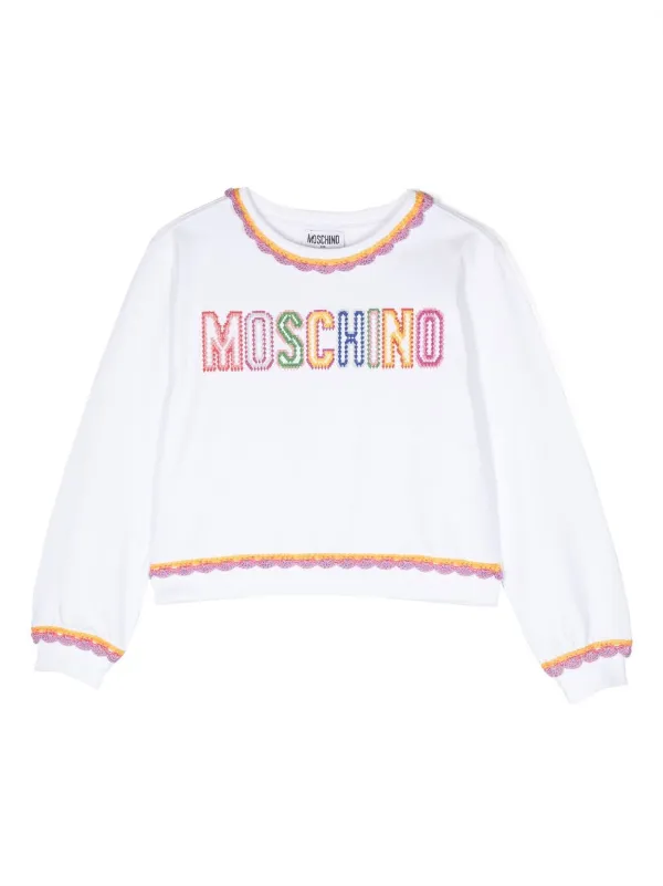 Moschino jumper white sale