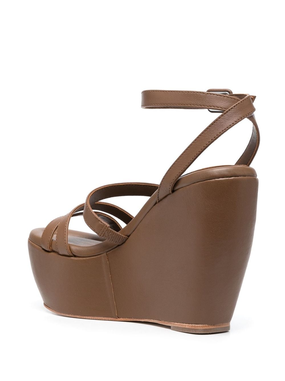 Shop Paloma Barceló Almond-toe Sandals In Braun