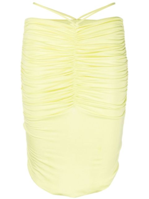 CONCEPTO ruched high-waisted skirt 