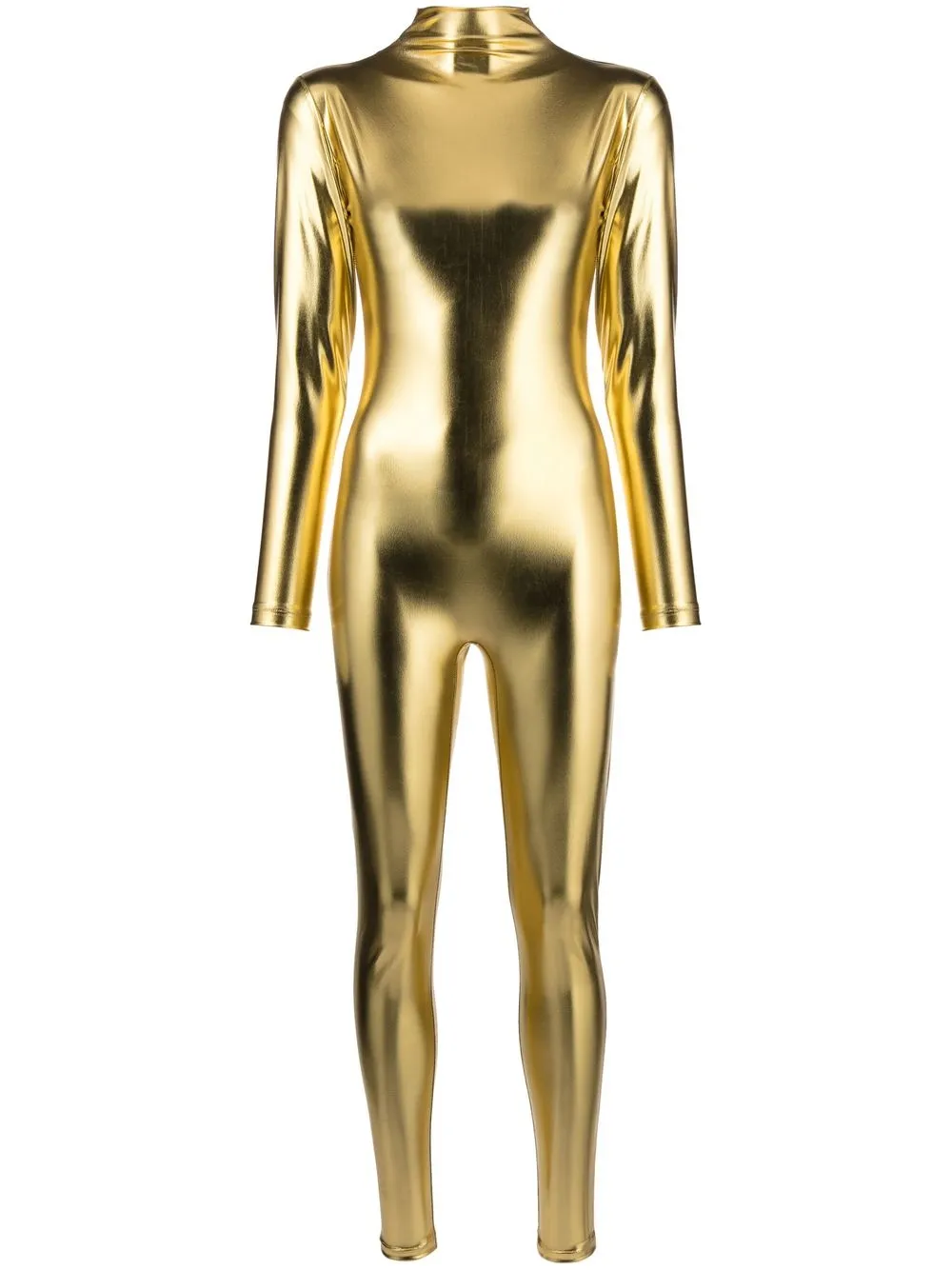 

Atu Body Couture high-shine bodycon jumpsuit - Dorado