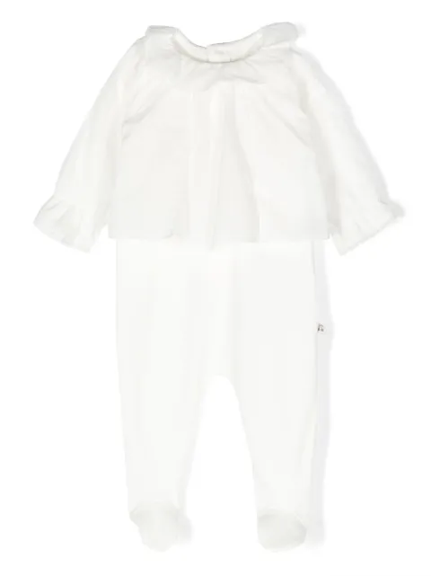 Bonpoint ruffle-collar pyjamas