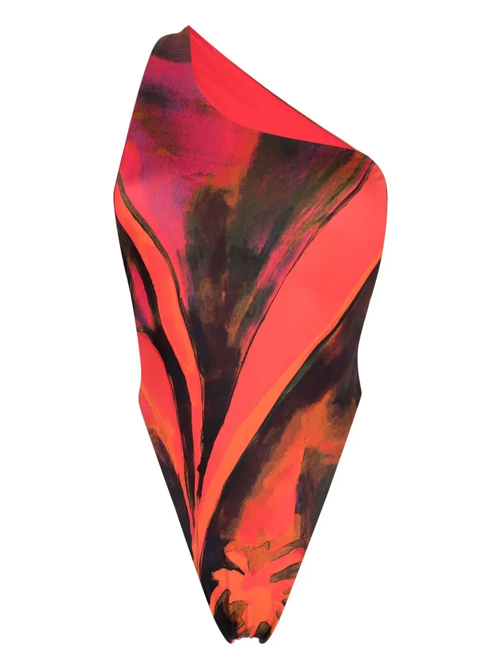 LOUISA BALLOU ONE-SHOULDER SWIMSUIT