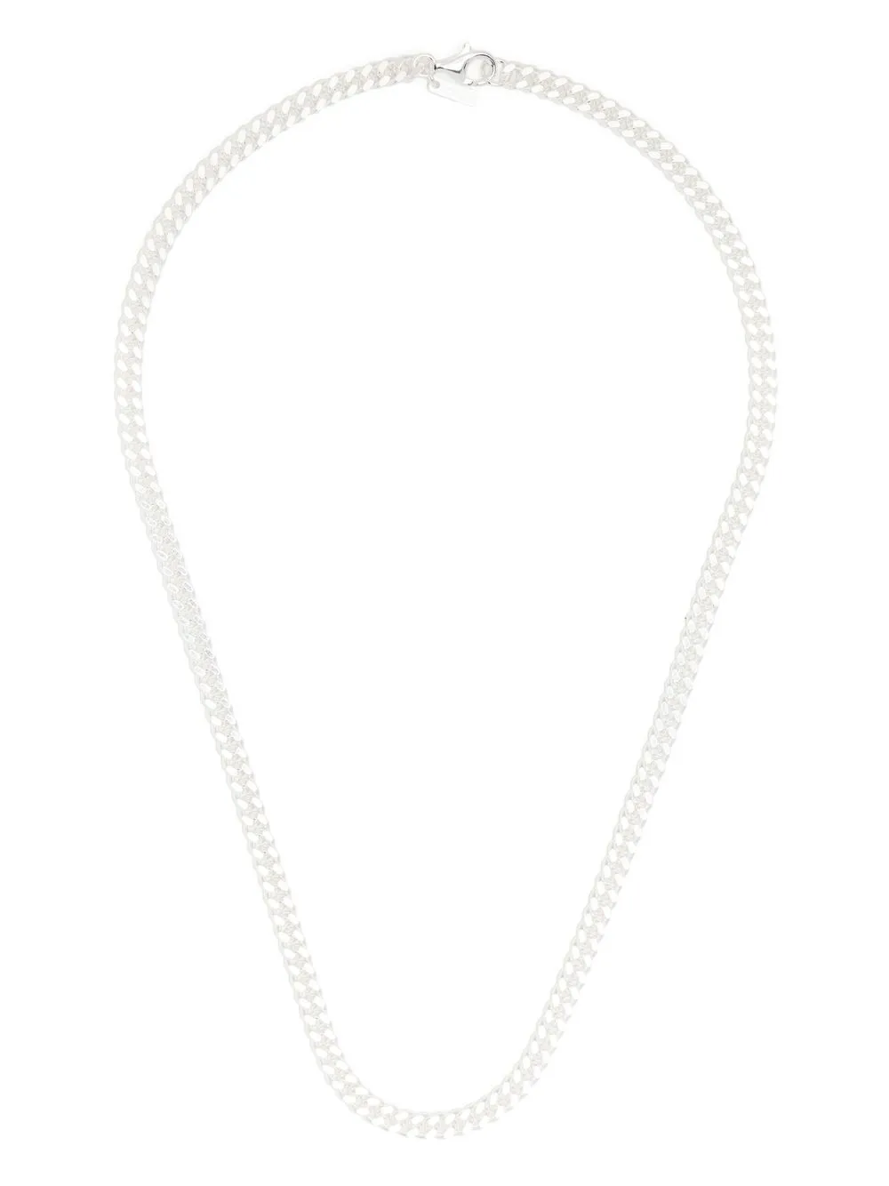 Hatton Labs Mini Cuban Silver Chain In Silber