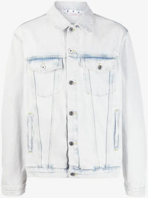 Off-White Skate bleached-effect denim jacket