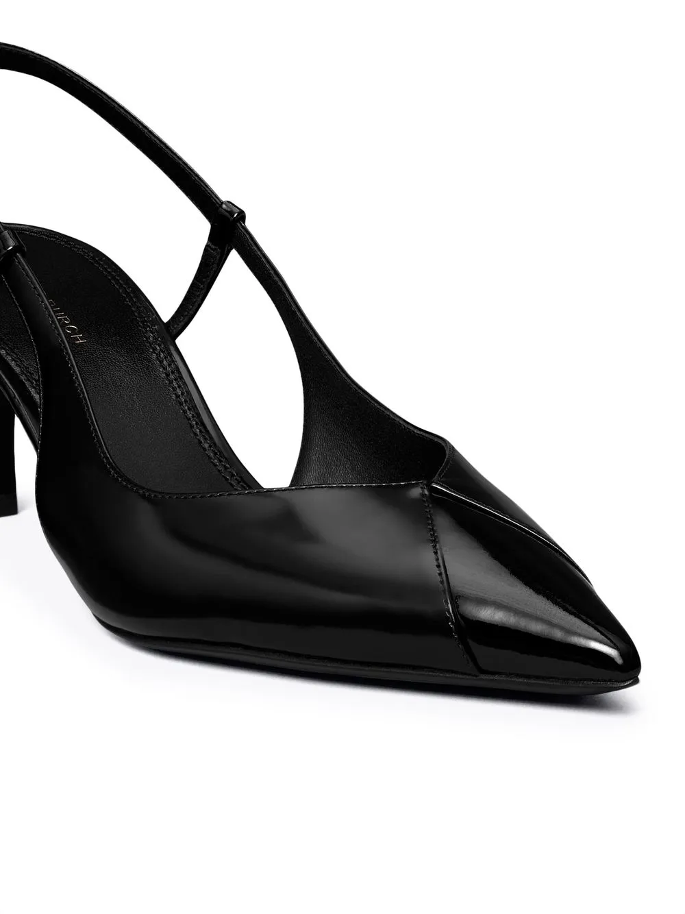 Tory Burch Slingback-pumps Mit Spitzer Kappe In Black
