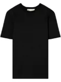 Tory Burch logo-embroidery T-shirt - Black