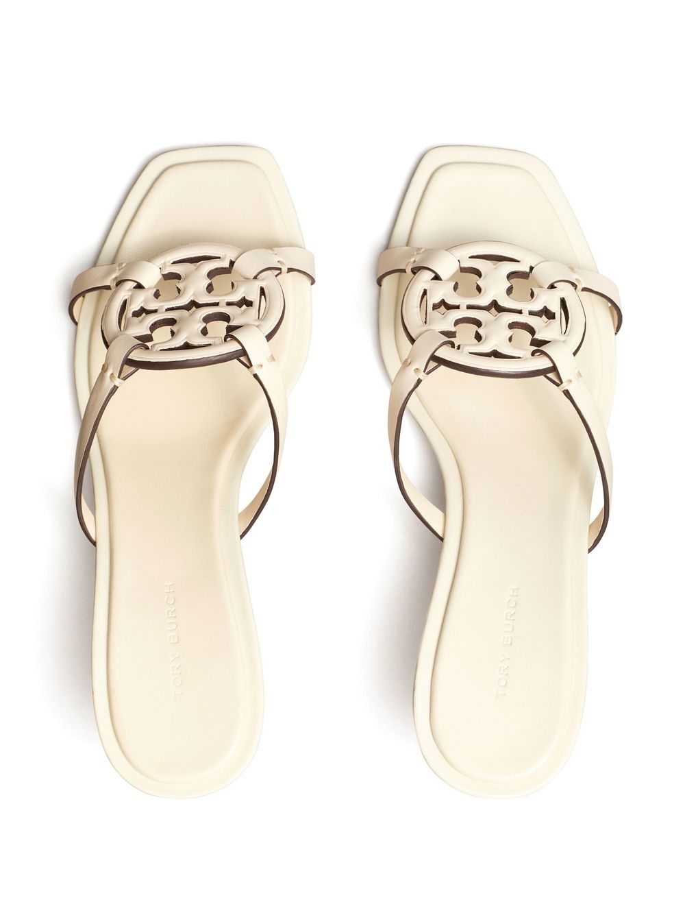 Tory Burch Geo Bombe Miller 55mm Leather Sandals - Farfetch