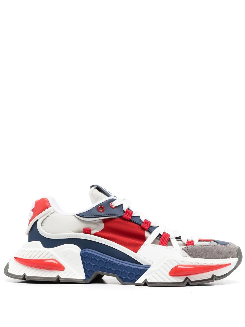 Dolce & Gabbana Airmaster Panelled Sneakers In White