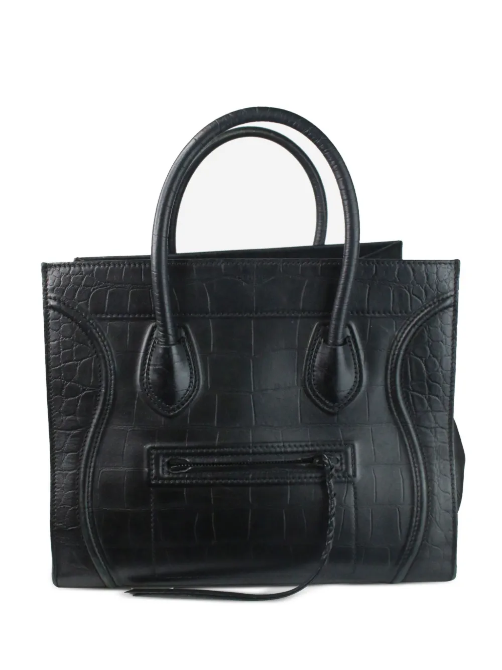 Céline PreOwned Phantom Luggage crocodileembossed Tote Bag Farfetch