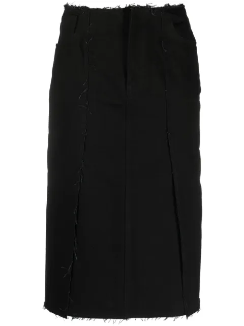 Raf Simons - high-waisted midi skirt