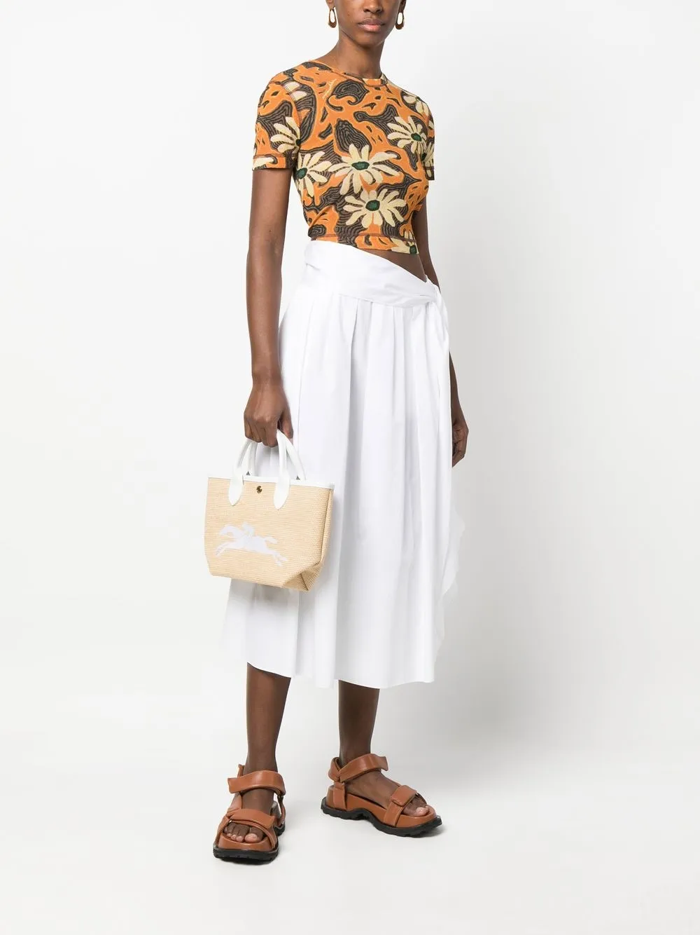 Longchamp Le Pliage shopper - Wit