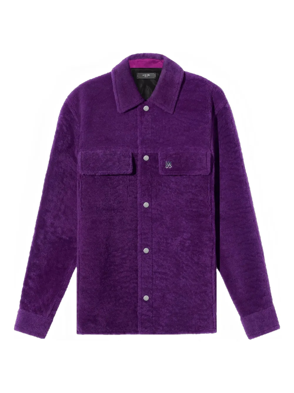 AMIRI shearling shirt | Purple | Image 1
