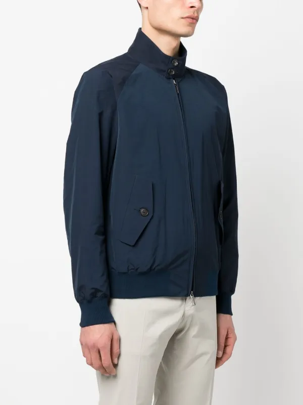BARACUTA ネイビーブルー ボンバージャケット Baracuta ジップアップ ボンバージャケット | ブルー | FARFETCH JP