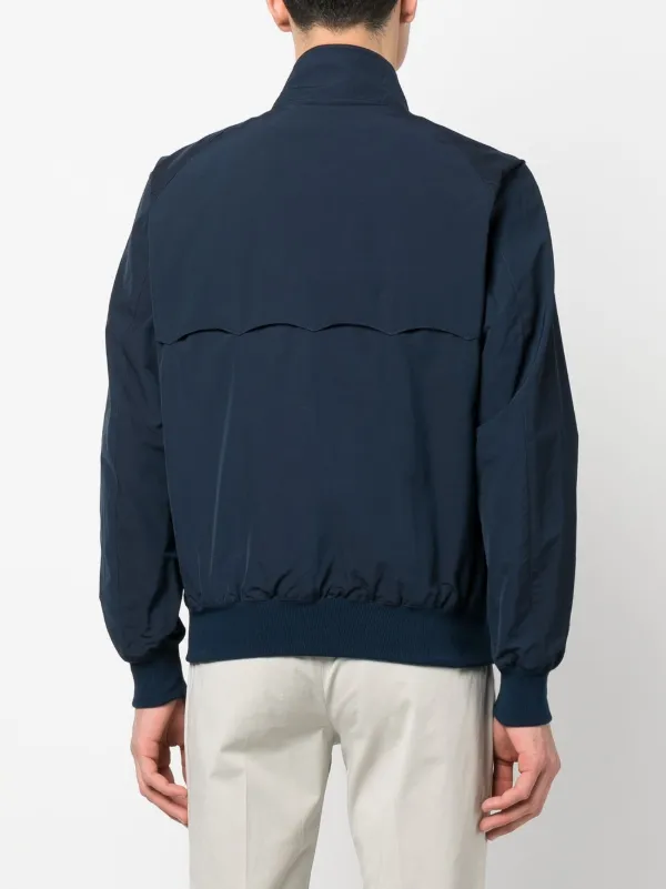 BARACUTA ネイビーブルー ボンバージャケット Baracuta ジップアップ ボンバージャケット | ブルー | FARFETCH JP