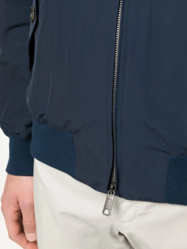BARACUTA ネイビーブルー ボンバージャケット Baracuta ジップアップ ボンバージャケット | ブルー | FARFETCH JP