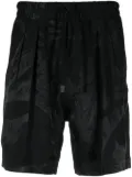 TOM FORD leaf-print shorts - Black