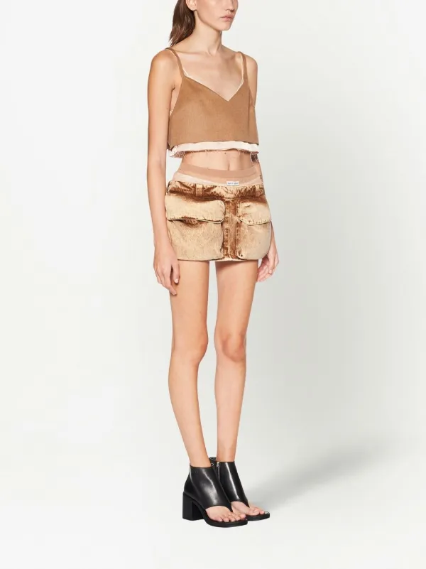 スカート FW1999 MIU MIU WOMEN POCKET SKIRT FW1999 MIU MIU WOMEN POCKET SKIRT