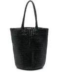 DRAGON DIFFUSION Jacky woven tote bag - Black