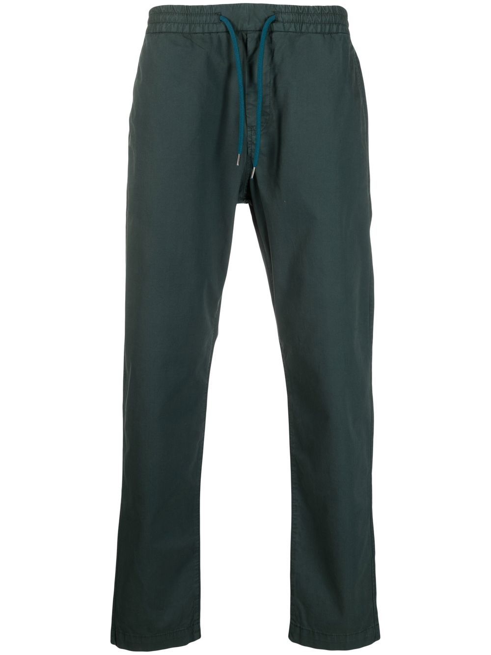 Ps Paul Smith Drawstring Waist Straight Leg Trousers Farfetch