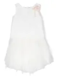 Mimilù bow-fastening tulle skirt - White