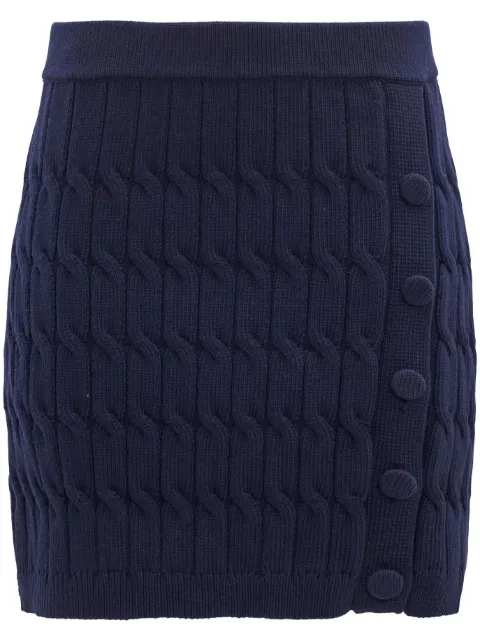 Altuzarra Galle knitted high-waisted skirt