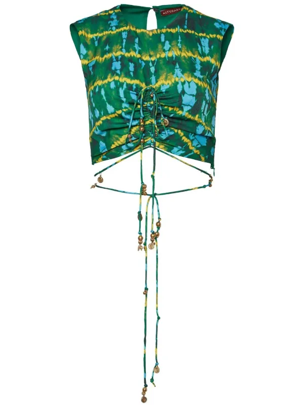 ayana♡ Altuzarra Ayana front-fastening Top | Green | FARFETCH MY