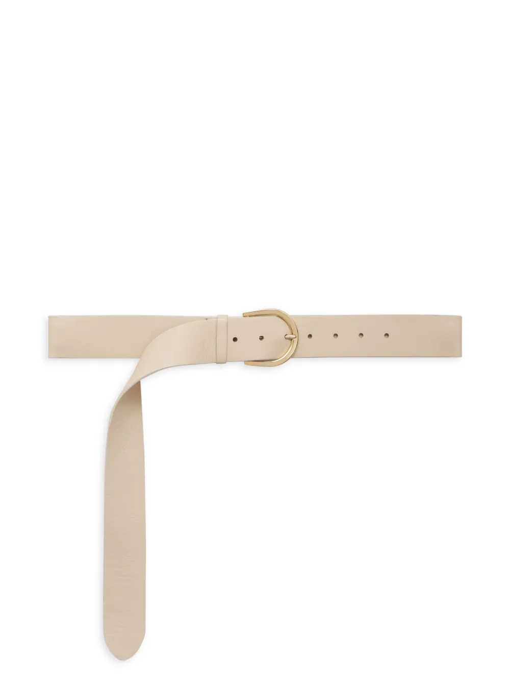  Anine Bing Chiara Leather Belt - Neutrals 