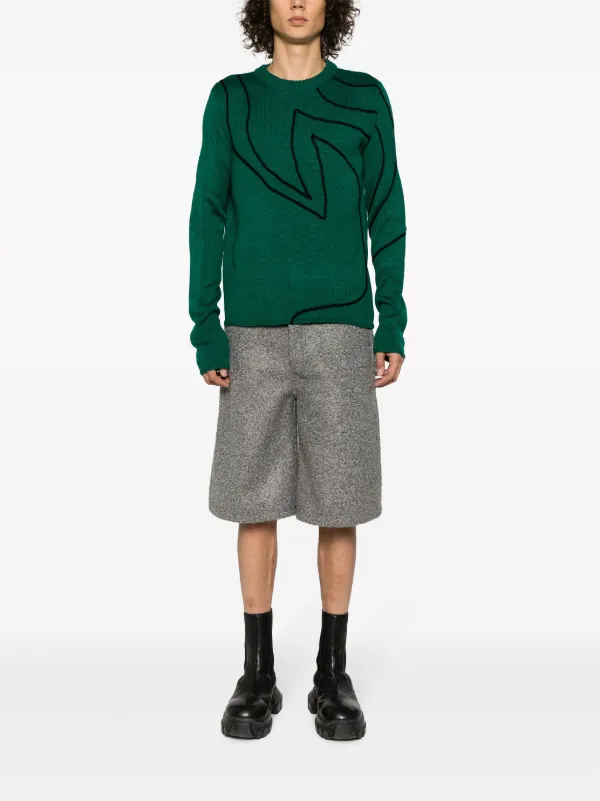 AV Vattev graphic-print crew-neck Jumper - Farfetch