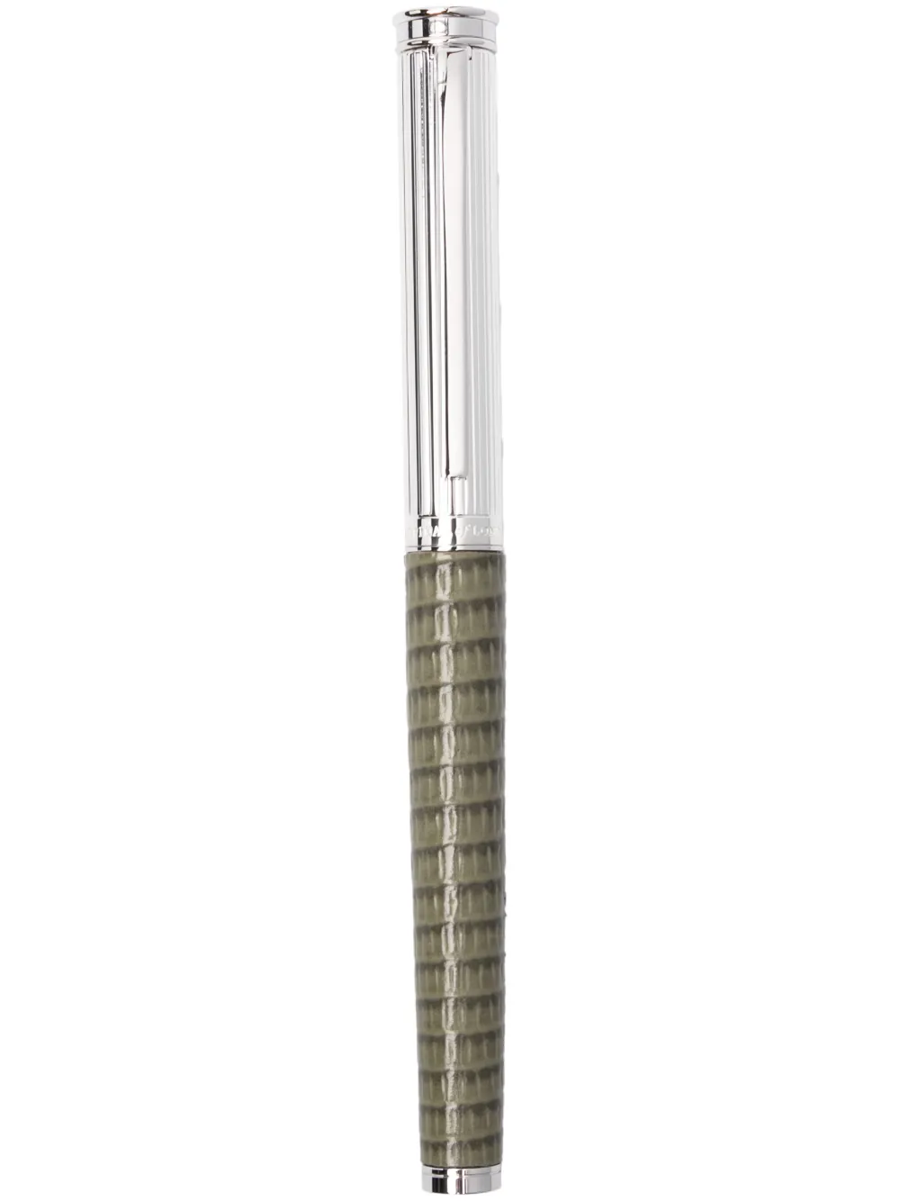Aspinal Of London Lizard Rollerball Pen In Grün
