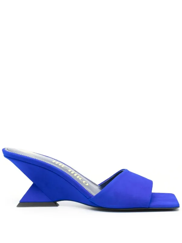The Attico Cheope Sandals in Blue
