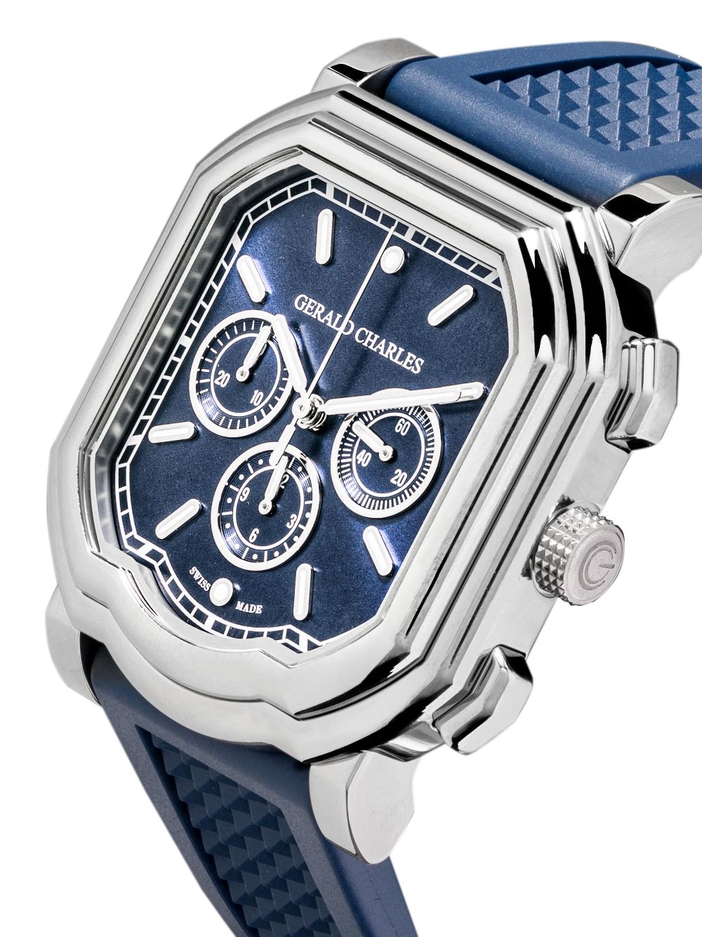 Shop Gerald Charles Maestro 3.0 Chronograph 41mm In Blue