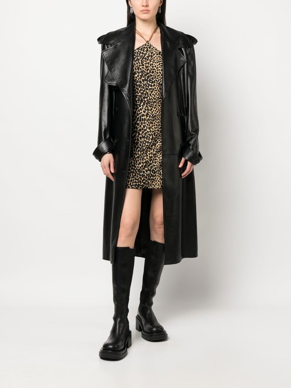 Dolce & Gabbana Pre-Owned 2000s leopard-print Halterneck Dress - Farfetch
