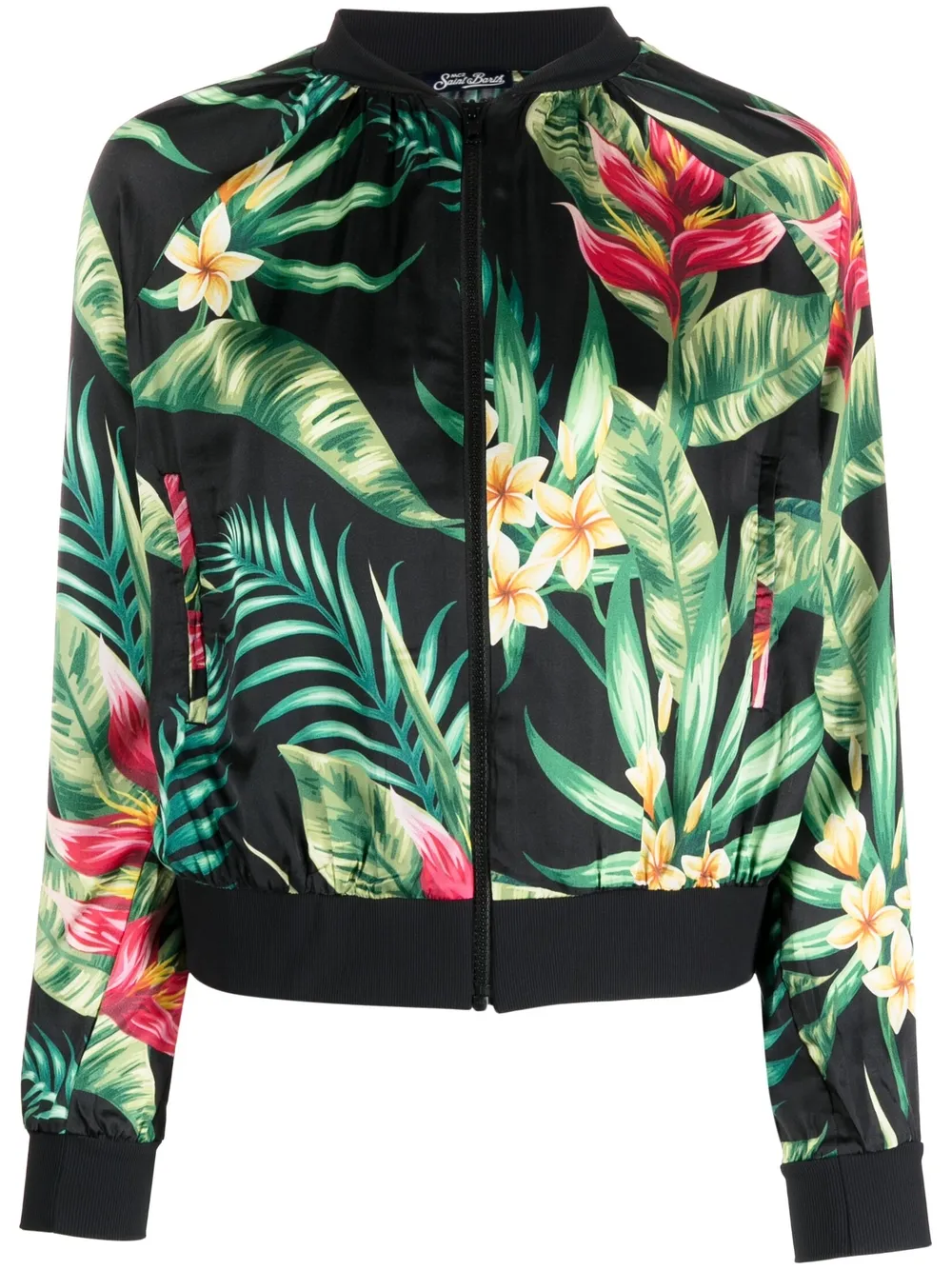 Tropical bomber clearance jacket