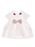 Hucklebones London bow-detail tulle dress - Pink