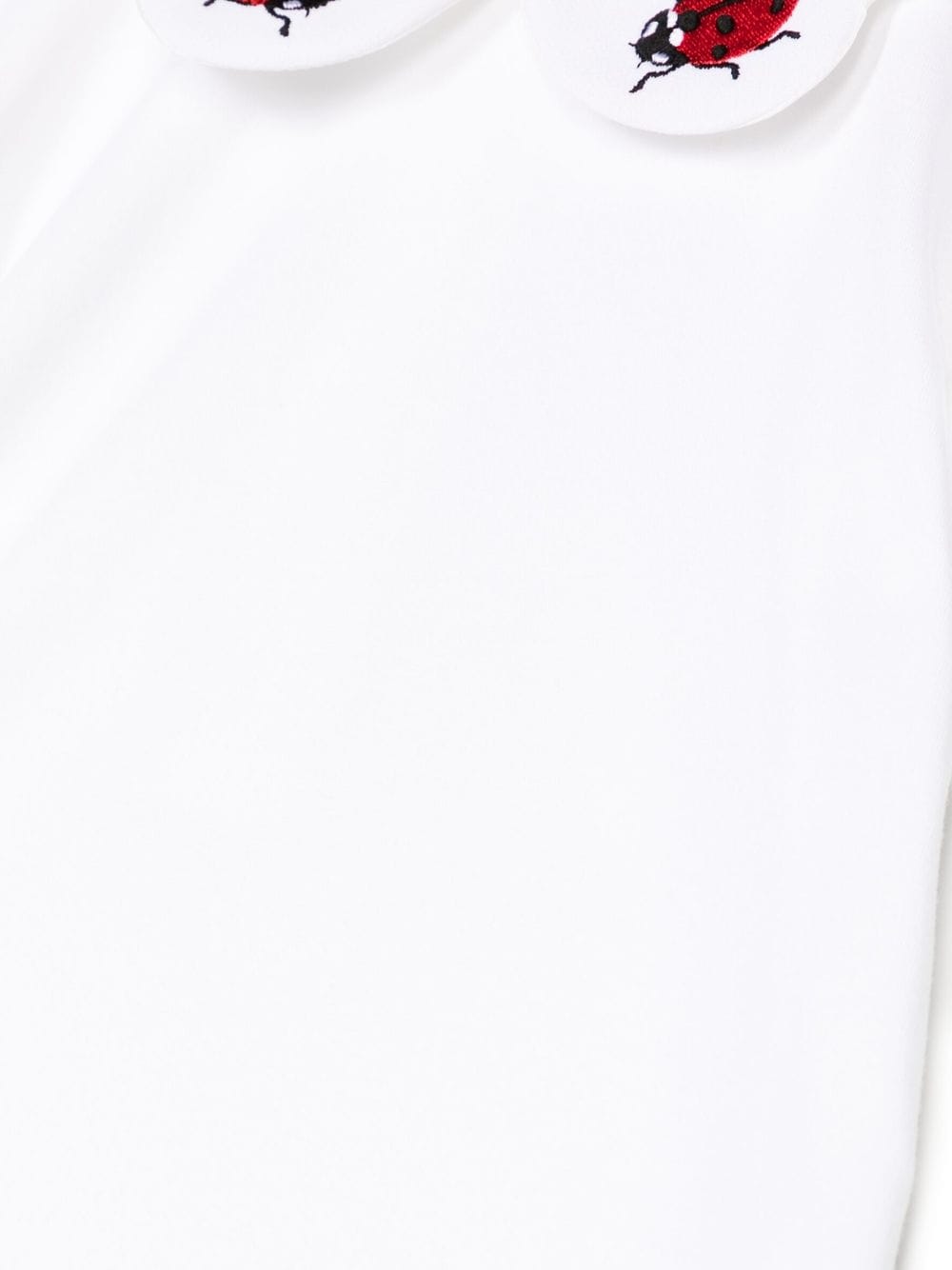 Shop Hucklebones London Embroidered-collar Blouse In White