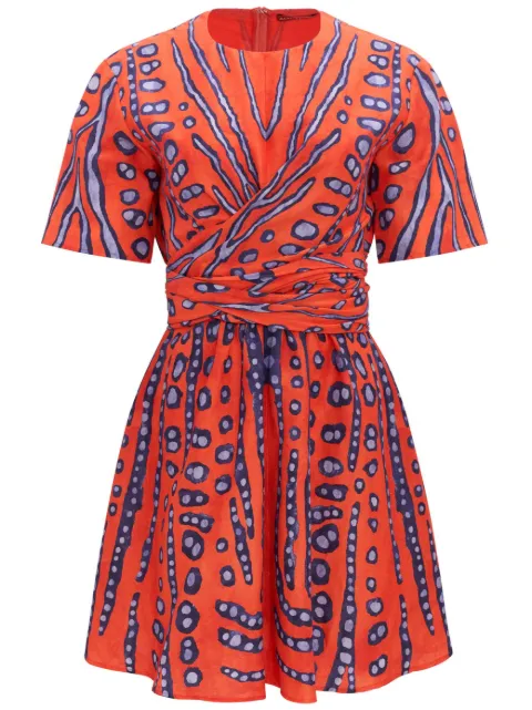 Altuzarra Dalila abstract-print mini dress