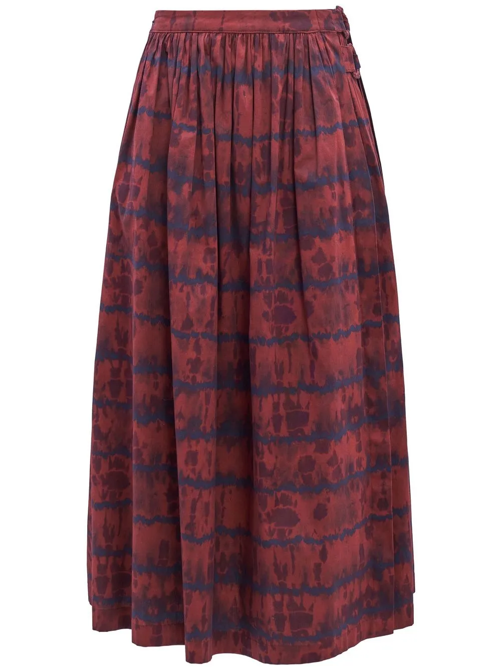 Image 1 of Altuzarra Tashi tie-dye print midi skirt