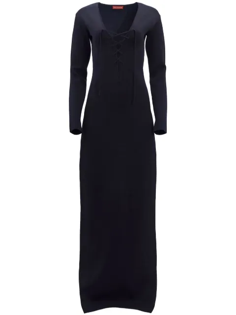 Altuzarra Fornal lace-up maxi dress