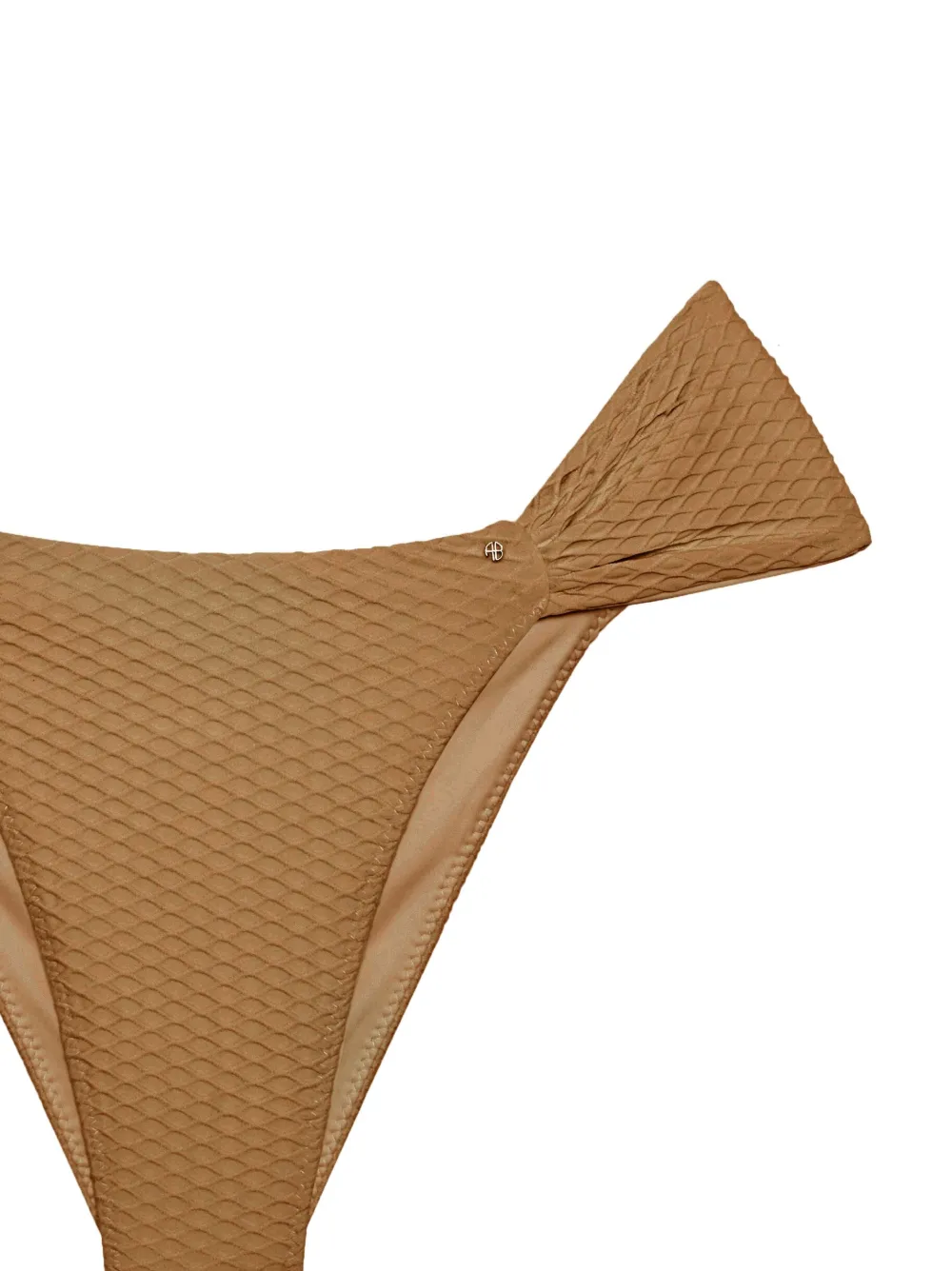 Shop Anine Bing Naya Bikini Bottom In Brown