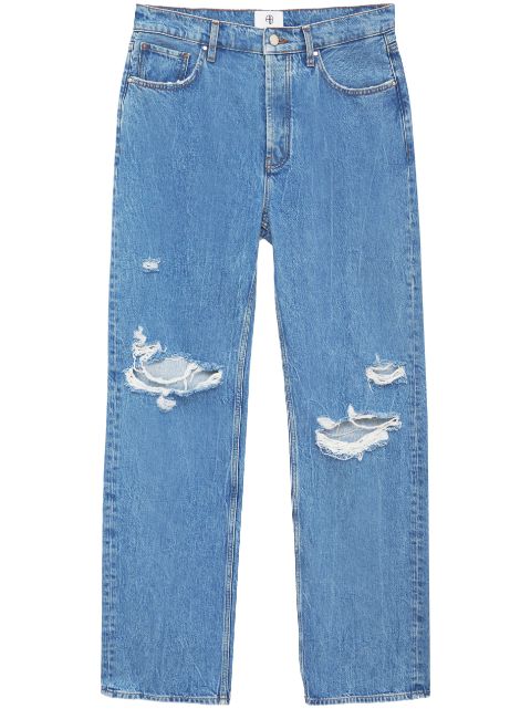 Gio high-rise straight jeans