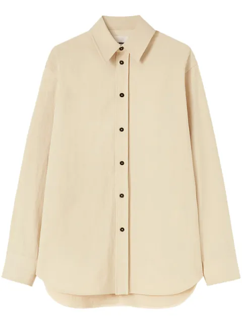 Jil Sander long-sleeved cotton shirt