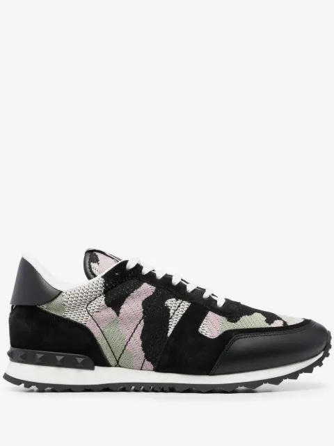 Valentino Garavani Camouflage Rockrunner low-top sneakers